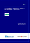 Physical activity measurement related to falls prevention