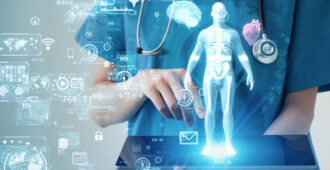 Medical technology concept image.