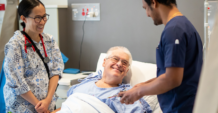 patient receiving care in hospital